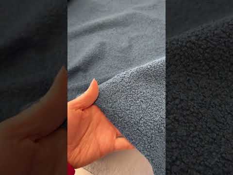 Upholstery Teddy fabric Blue pristatymas per 1-4 d.d.