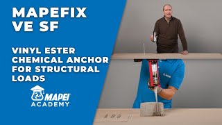 Ancora chimica Mapefix VE SF pe baza de rasini sintetice vinil-esterice