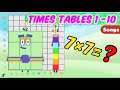 Numberblocks Times Tables Songs 1 10 For Kids
