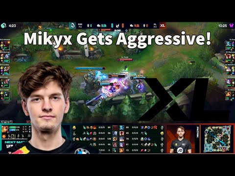 XL Mikyx Gets Aggressive Under Tower In His 2nd Week Back In The LEC!!!