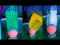 Hot Bolt Vs Neon Green Ice Cream Instant Melt Magic Melt TV SatisfyingASMR HotMelt
