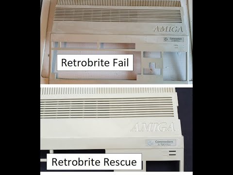 Commodore Cave - solving a retrobrite fail.
