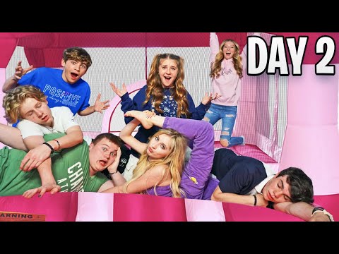 LAST To Leave The BOUNCY HOUSE Wins $10,000 **overnight challenge**| Elliana Walmsley