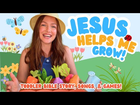 Christian Garden Learning for Toddlers! | Bible Story, 10 Songs, Pretend Play, Games & More!