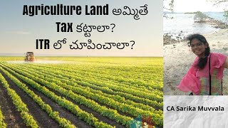 Tax on sale of Agriculture Land in Telugu