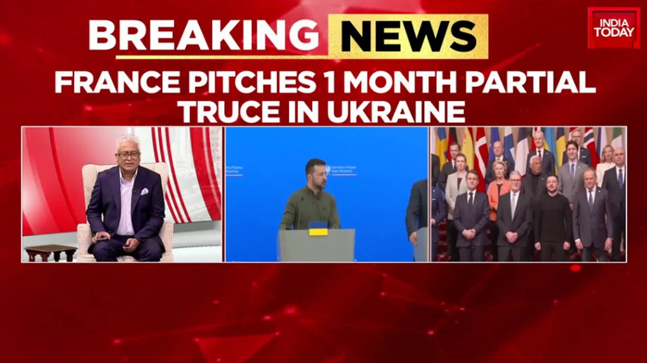 France Proposes One-Month Ceasefire In Ukraine-Russia War Amidst Global Tensions | India Today
