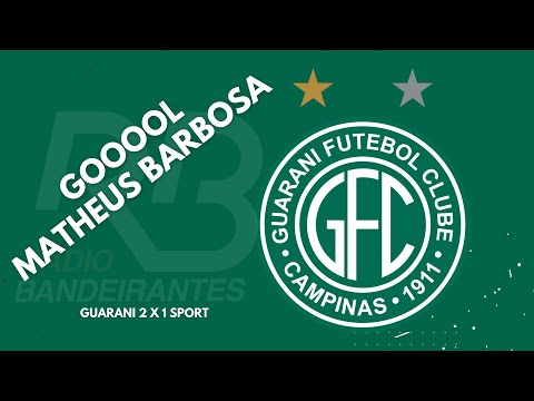 🔴 GOOOOL GUARANI | GUARANI 3 X 1 SPORT