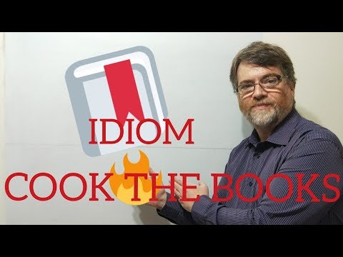 English Tutor Nick P Idioms (188) Cook the Books