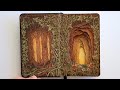 A Warm Forest, Custom Altered Book Journal (Books Become Art)