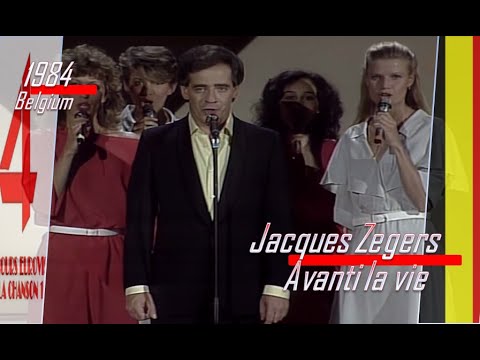 eurovision 1984 Belgium 🇧🇪 Jacques Zegers - Avanti la vie ᴴᴰ