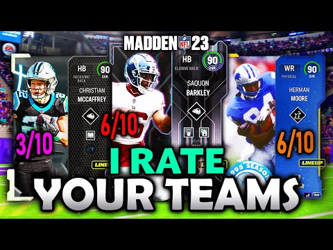 I RATE YOUR TEAMS EP. 5 - Madden 23 Ultimate Team