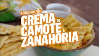 Crema de camote y zanahoria