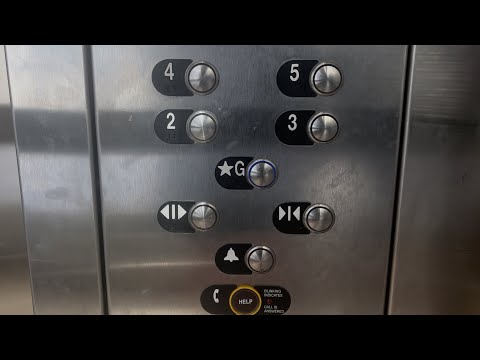 Anti Scenic TK Elevators at an Parking Garage in Cleveland OH