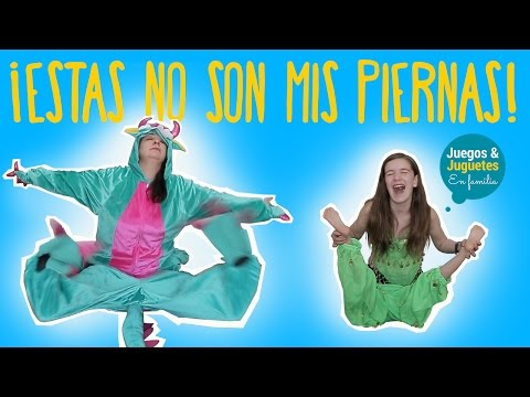 ESTAS NO SON MIS PIERNAS EN FAMILIA //  juegos y juguetes en familia