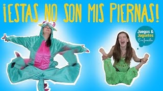 Juegos en familia: reto de piernas divertido