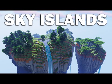Sky Island Survival Map - Floating Islands / Sky Block for Minecraft versions 1.19 and 1.20