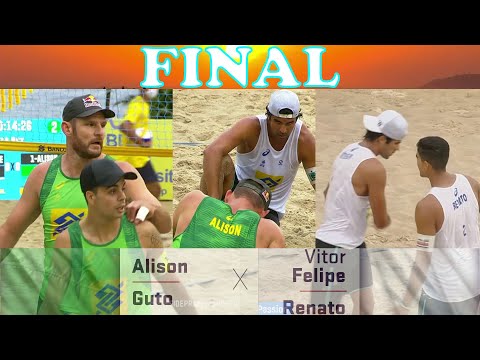 VITOR FELIPE / RENATO vs ALISON / GUTO Circuito Brasileiro de Vôlei de Praia OPEN 3ª Etapa FINAL