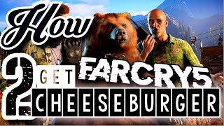 How to Get Cheeseburger - Far Cry 5 - Diabetic Bear For Hire