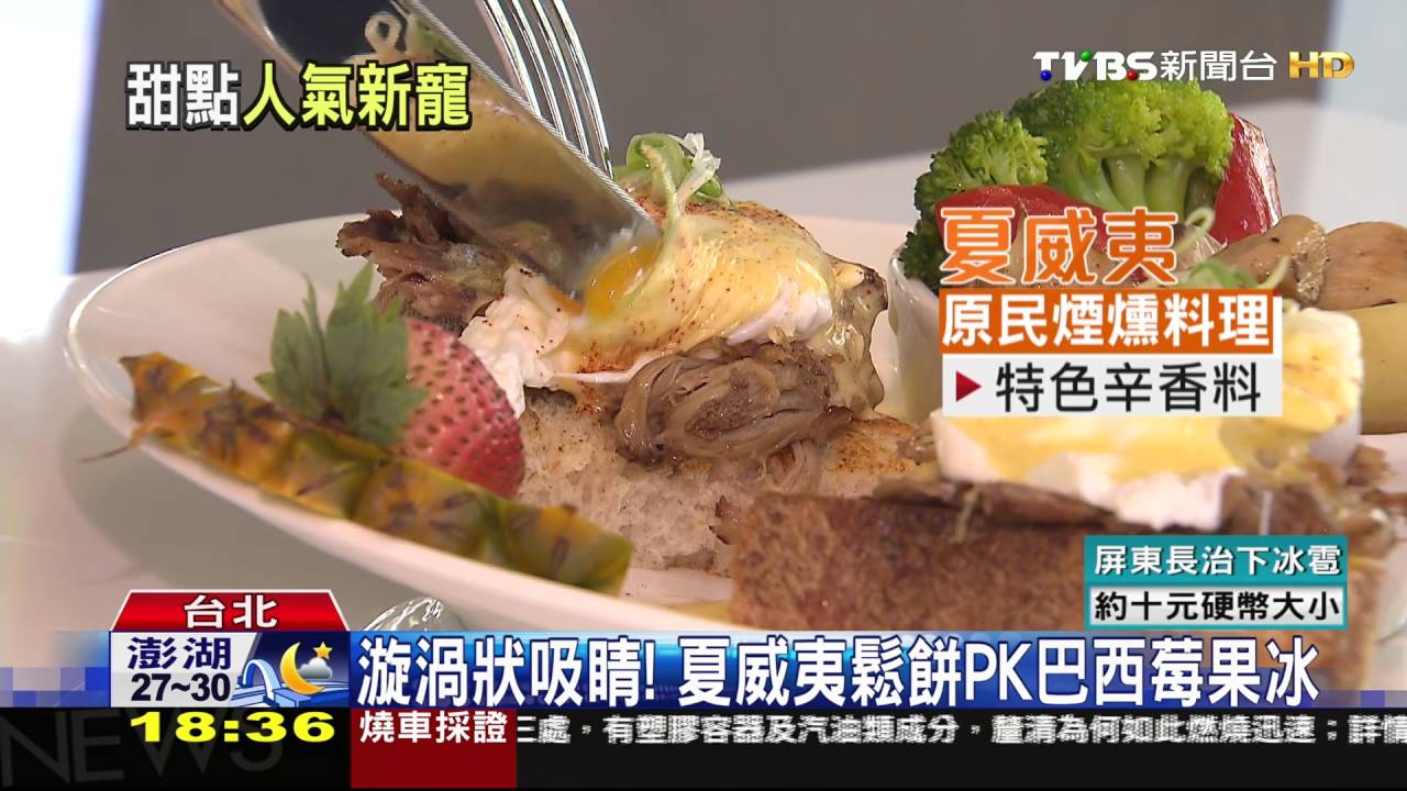 漩渦狀吸睛！　夏威夷鬆餅PK巴西莓果冰