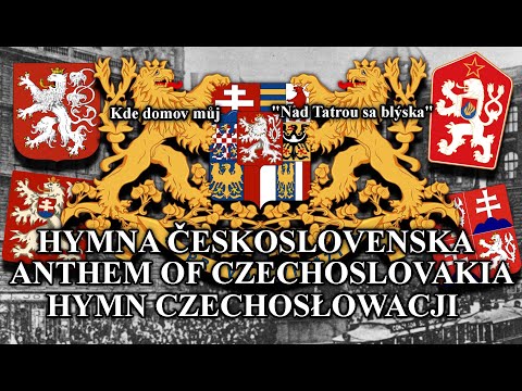 Hymna Československa - "Kde domov můj" a "Nad Tatrou sa blýska" (eng/cz/pl titulky)