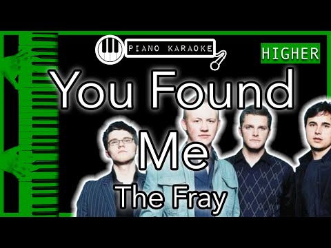 You Found Me (HIGHER +3) - The Fray - Piano Karaoke Instrumental