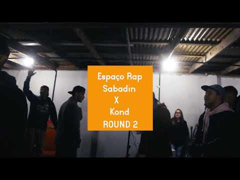 SABADIN X KOND em HD - BATALHA DE MC's Espaço Rap