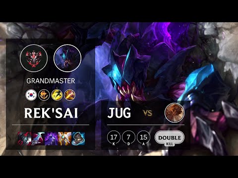 Rek'Sai Jungle vs Taliyah - KR Grandmaster Patch 10.25