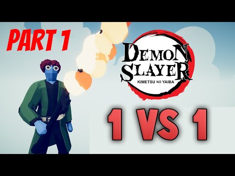 DEMON SLAYER 1v1 Tournament (part 1) ► Totally Accurate Battle Simulator (TABS UNIT CREATOR)