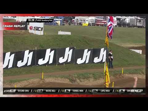 Seewer Crash | MXGP Qualifying | Monster Energy FIM Motocross of Nations 2022 #MXGP #Motocross
