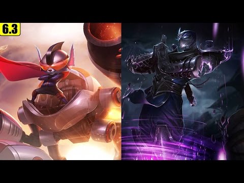 rumble top vs shen - patch 6.3 - february 19, 2016  -