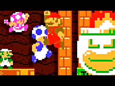 Super Mario Maker 2 Multiplayer Co-OP with Friends Online #217