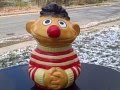 RARE Yellow And Red Shirt Sesame Street Ernie Cookie Jar Vintage