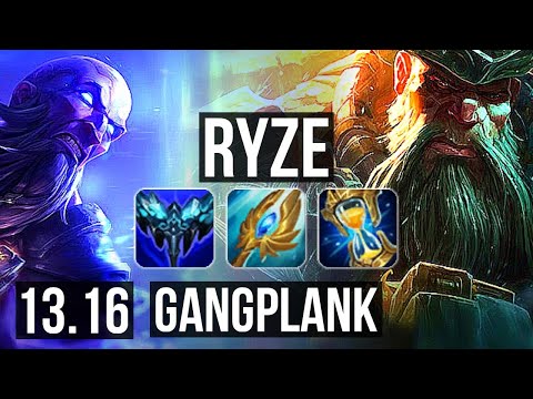 RYZE vs GP (MID) | 6/0/4, Dominating | KR Master | 13.16