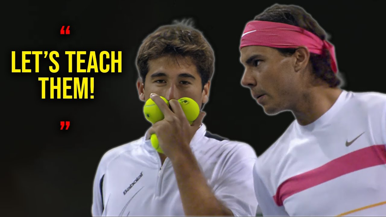 Rafael Nadal "Casually" Handling the Best Doubles Team in Tennis