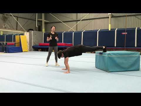 Adults Gymnastics - Introduction to handstands for beginners thumbnail