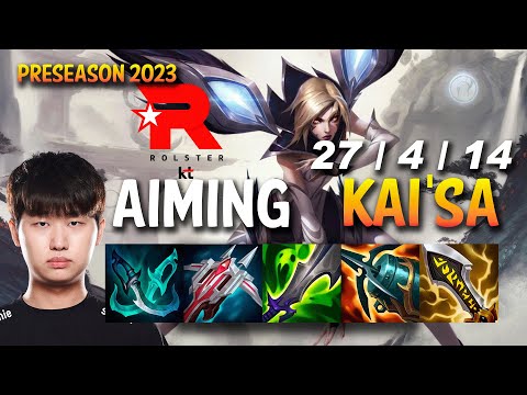 KT Aiming KAI'SA vs EZREAL ADC - KR Ranked