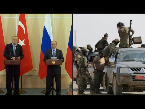 Putin und Erdogan vereinbaren türkisch-russische Patrouillen in Nordsyrien | AFP