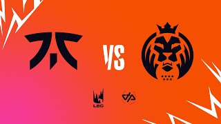 LEC Summer Split 2022 - W2D1 - FNC vs MAD