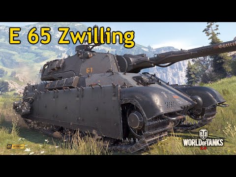 E 65 Zwilling 8.7K DMG 8 Frags - World of Tanks