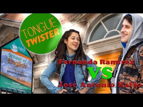 Carlos Moller X Augusta Montero - Tongue Twister Challenge at NED Training Centre