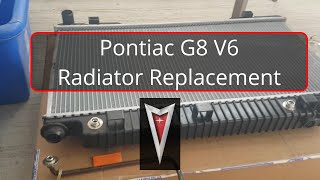 How to Replace a Failed Radiator in your Pontiac G8
