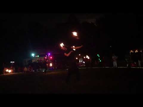 Matt Ruffner double staff burn at The BFF
