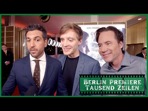 Tausend Zeilen: Elyas M'Barek, Michael Bully Herbig und Jonas Nay im Interview auf der Premiere