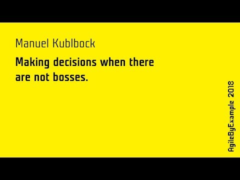 AgileByExample 2018: Manuel Kublbock