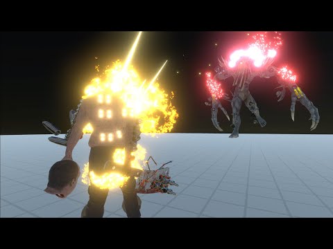 FLAMEHEADSAURUS VS WORKSHOP UNITS EPIC BATTLE - ANIMAL REVOLT BATTLE SIMULATOR