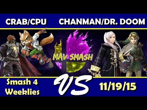 S@M 1 | Crab/CPU VS Chanman/Dr Doom - Smash 4