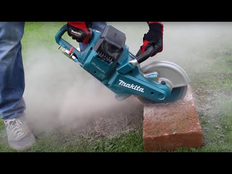 MAKITA CUTTER 230mm 2x18V 2x5,0Ah DCE090T2X1 video