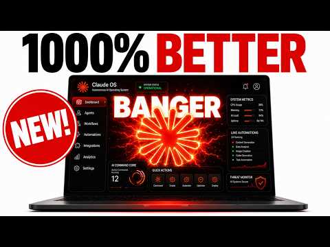 Video Thumbnail: Claude Agent OS Makes Automation 10X Easier