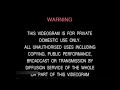 PolyGram Video Universal Warning Screen 1990 2006 Australia