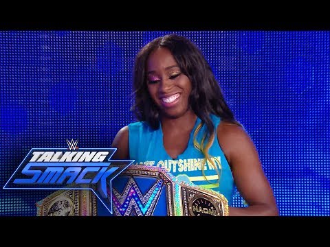 Naomi Debuts New Glowing Title Belt On SmackDown Live (VIDEOS)
